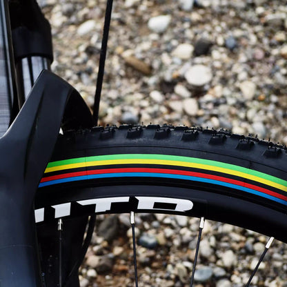 Reifen VITTORIA MEZCAL XC 29X2.25 "UCI Rainbow Edition" Tubeless Ready Faltbar Schwarz