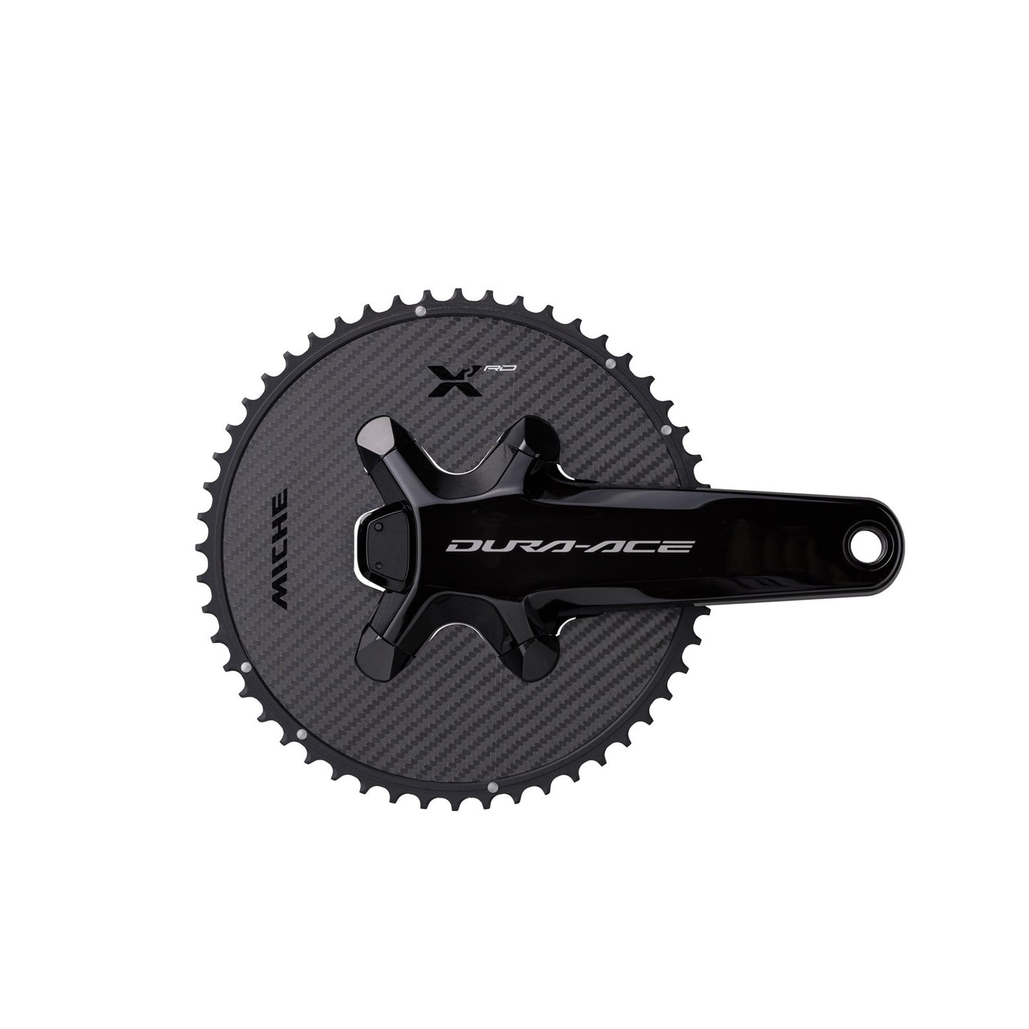 12V MICHE X2 RD R92 Outdoor Kettenblatt für Shimano R9200 mit Leistungsmesser