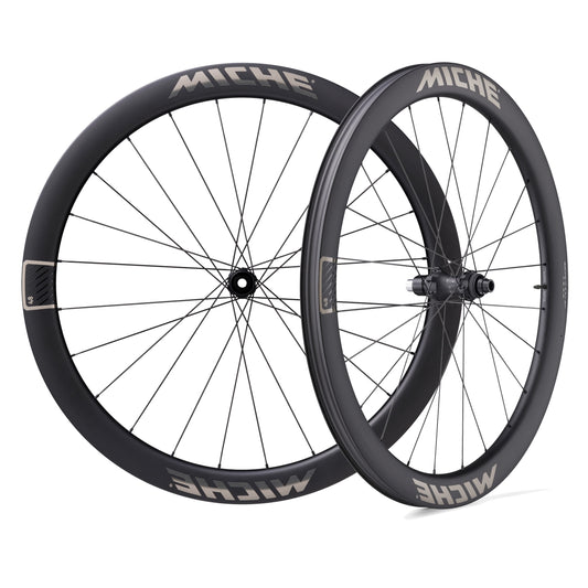 Paar Laufräder MICHE GRAFF AERO 48 Tubeless Ready (Center Lock)