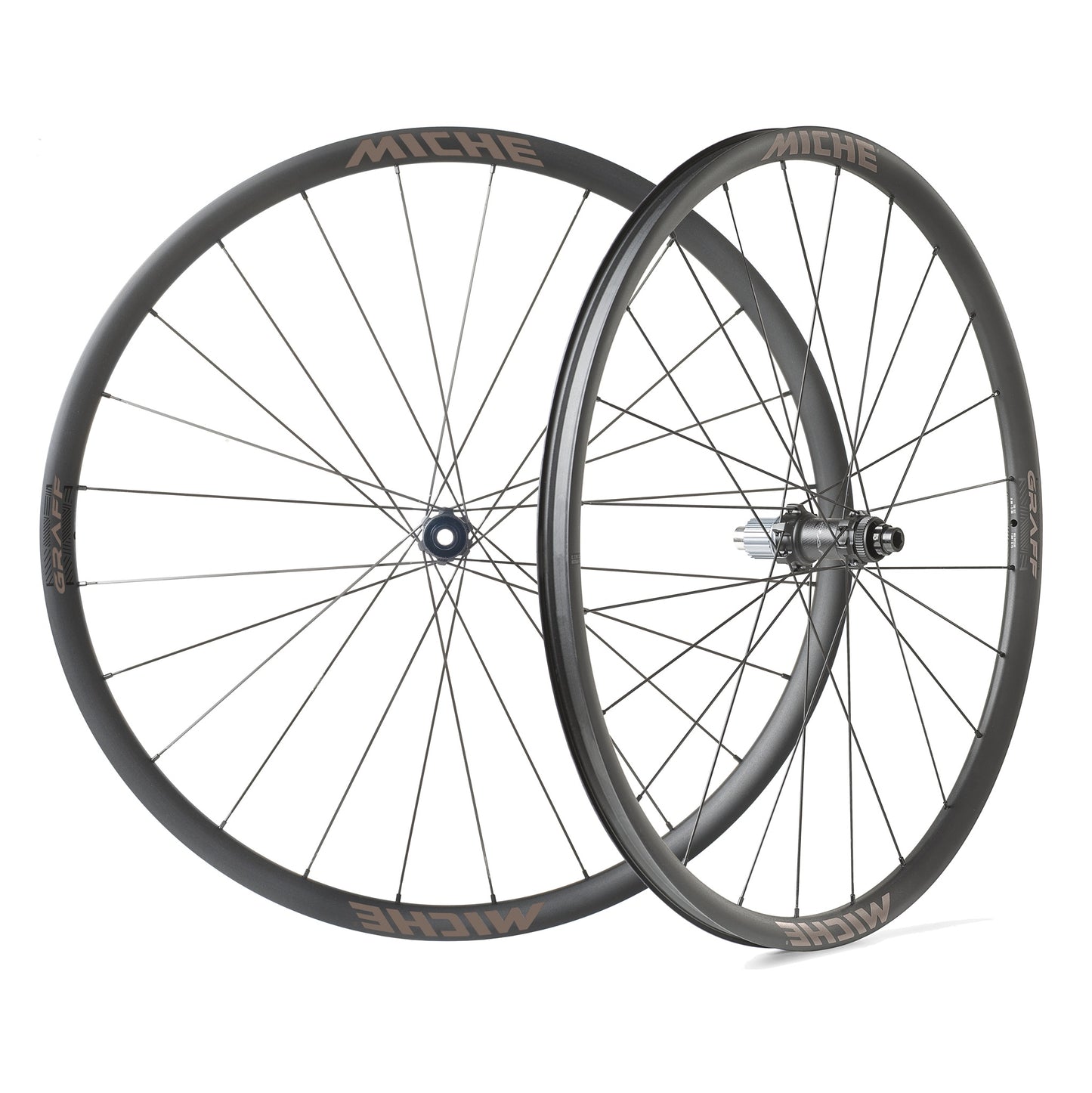 Paar MICHE GRAFF Tubeless Ready-Laufräder (Center Lock)