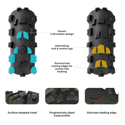 Reifen VITTORIA MOSTRO TRAIL 29x2.60 4C Graphene 2.0 Tubeless Ready Faltbar Schwarz