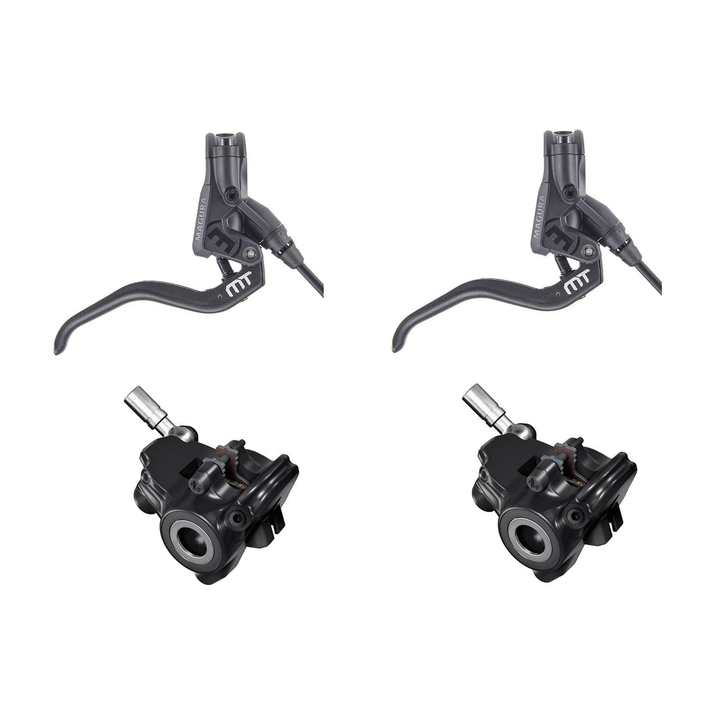 Paire de Freins MAGURA MT4 FLATMOUNT Sans Disque Noir