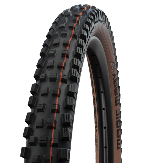 Reifen SCHWALBE MAGIC MARY 27.5x2.40 ADDIX SOFT SUPERGRAVITY Tubeless Ready Weich Schwarz/Braun