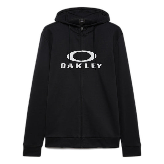 Kapuzenpullover OAKLEY BARK FZ 2.0 Schwarz/Weiß