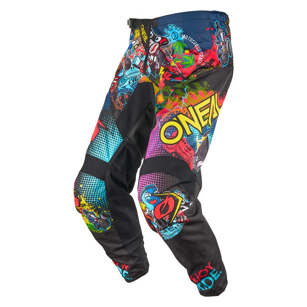 O'NEAL ELEMENT VIBRANT Junior-Motocrosshose, mehrfarbig – Vorderansicht