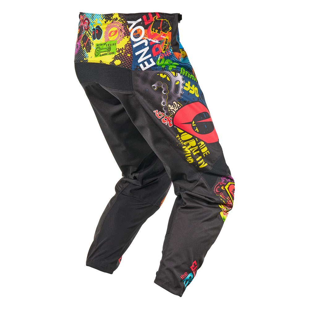 O'NEAL ELEMENT VIBRANT Junior-Motocrosshose, mehrfarbig – Rückansicht