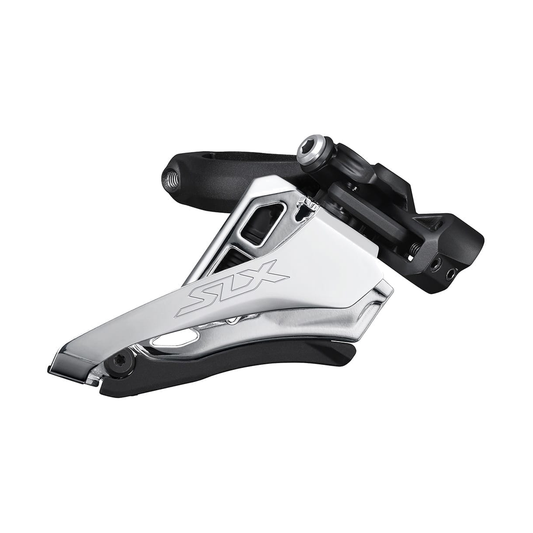SHIMANO SLX SIDE SWING Umwerfer FD-M7100-M, 2x12-fach — Ansicht 1 auf weißem Hintergrund