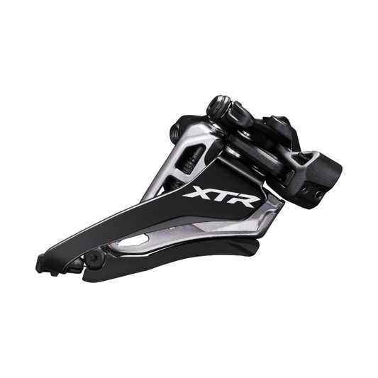 SHIMANO XTR Umwerfer FD-M9100-M, 12-fach — Ansicht 1 auf weißem Hintergrund