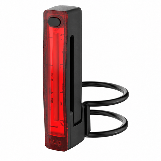 Rücklicht KNOG PLUS REAR 20 Lumen Schwarz — Produktansicht auf weißem Hintergrund