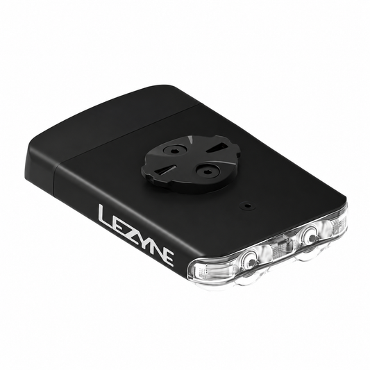 LEZYNE ROAD DRIVE 500 Frontleuchte in Schwarz — Produktansicht auf weißem Hintergrund