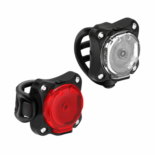 LEZYNE ZECTO DRIVE 250 / ZECTO DRIVE 200 Front- und Rückleuchten — Produktansicht vor weißem Hintergrund