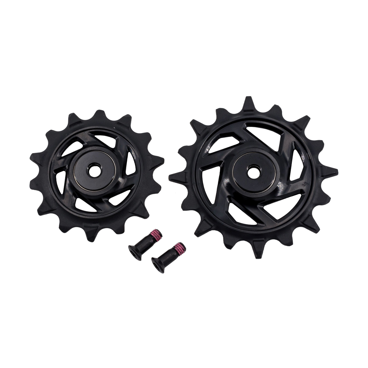 Schaltwerkröllchen für SRAM X0/GX T-TYPE EAGLE AXS / RIVAL XPLR E1, 12-fach — 11.7518.104.008 — weitere Ansicht vor weißem Hintergrund