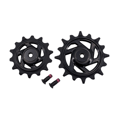 Schaltwerkröllchen für SRAM X0/GX T-TYPE EAGLE AXS / RIVAL XPLR E1, 12-fach — 11.7518.104.008 — weitere Ansicht vor weißem Hintergrund