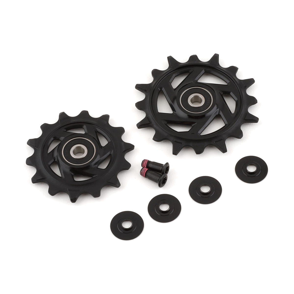 Schaltwerkröllchen für SRAM X0/GX T-TYPE EAGLE AXS / RIVAL XPLR E1, 12-fach — 11.7518.104.008 — Produktfoto vor weißem Hintergrund