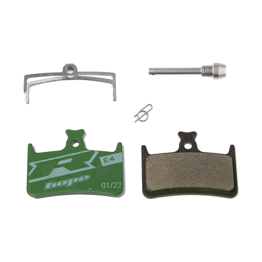 Organische HOPE MONO M4/E4 2013/RX4+/RX4 SH Racing Green Bremsbeläge — Hauptansicht