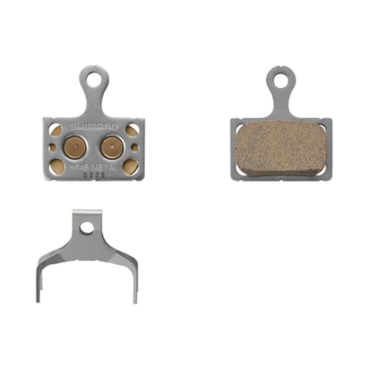Metallische SHIMANO K04S Bremsbeläge — Hauptansicht