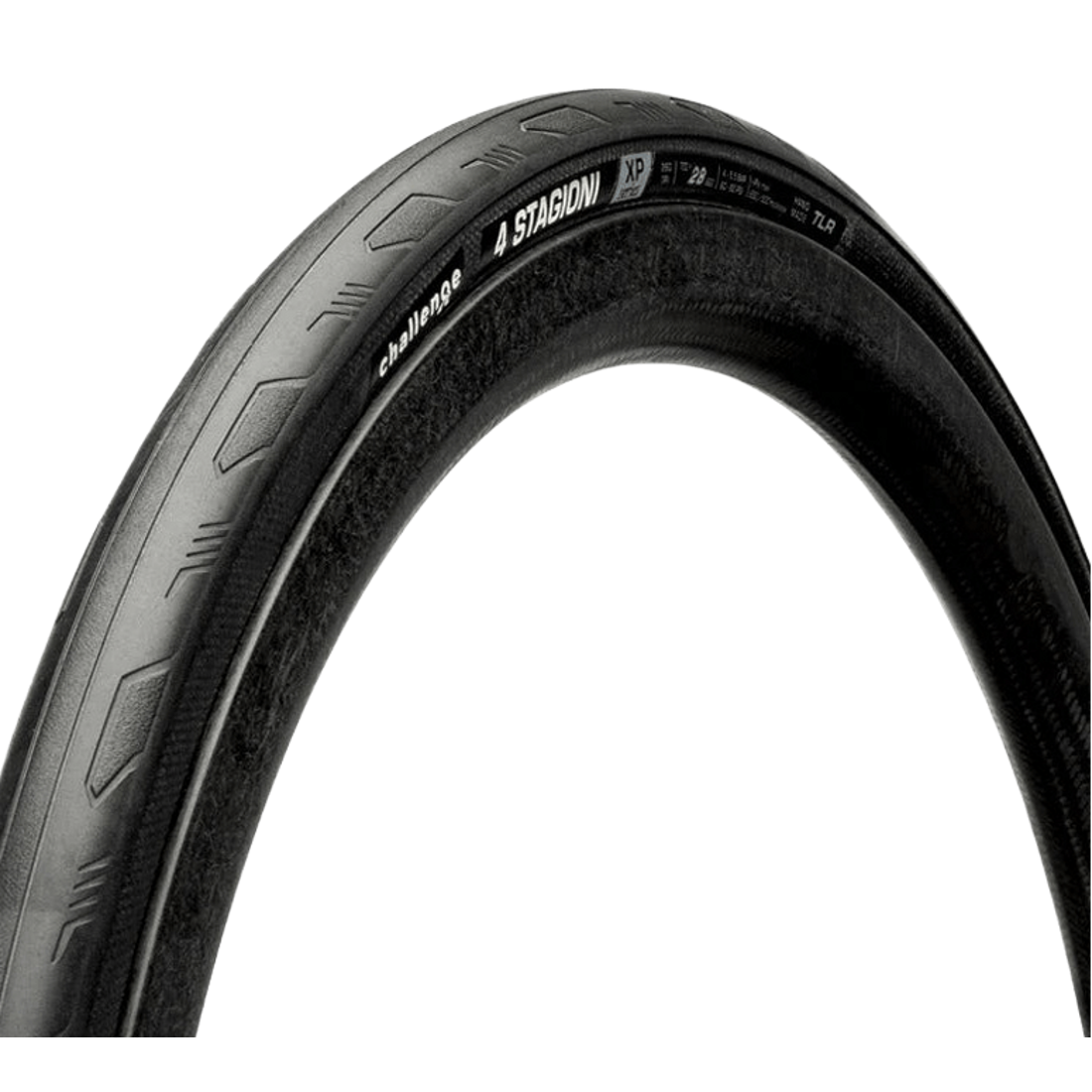 Reifen CHALLENGE 4 STAGIONI XP 700c Tubeless Ready Schwarz