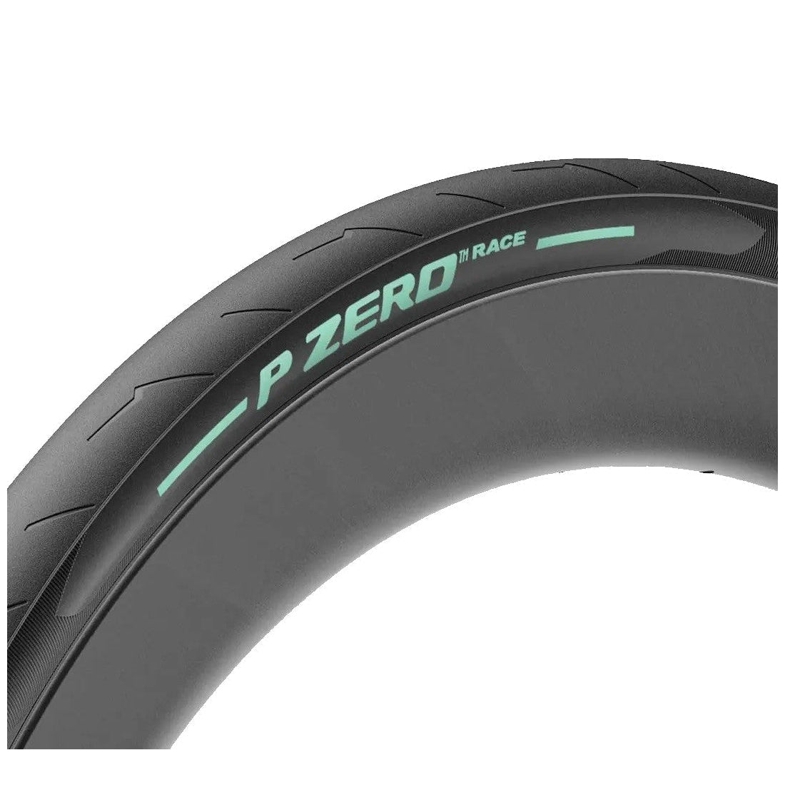 Reifen PIRELLI P ZERO RACE 700c für Schlauch Türkis