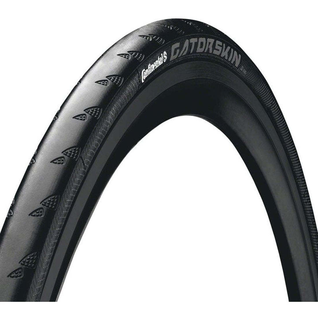 Reifen CONTINENTAL GATORSKIN 700c für Schlauch komplett Schwarz