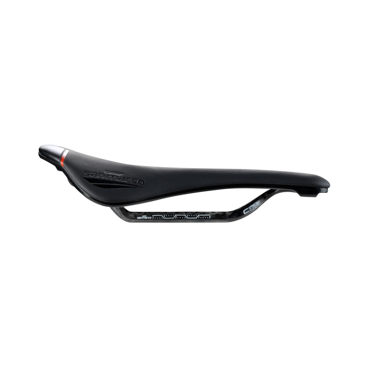 Selle SAN MARCO SHORTFIT 2.0 OPEN-FIT CARBON FX Narrow mit Carbonstreben — weitere Ansicht