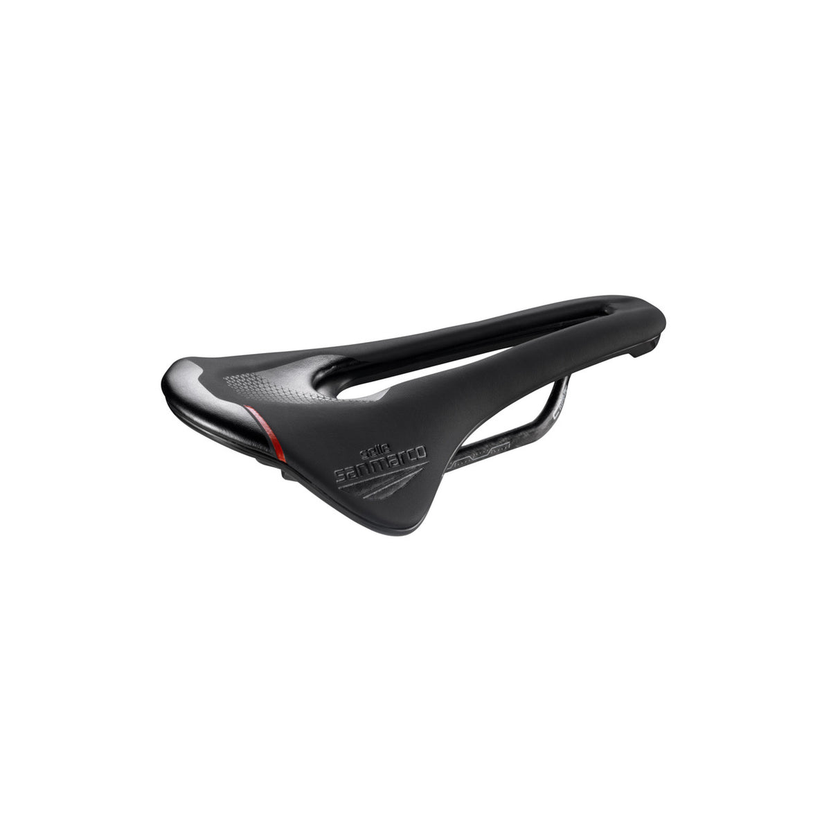 Sattel SAN MARCO SHORTFIT 2.0 OPEN-FIT CARBON FX Wide mit Carbonstreben — weitere Ansicht