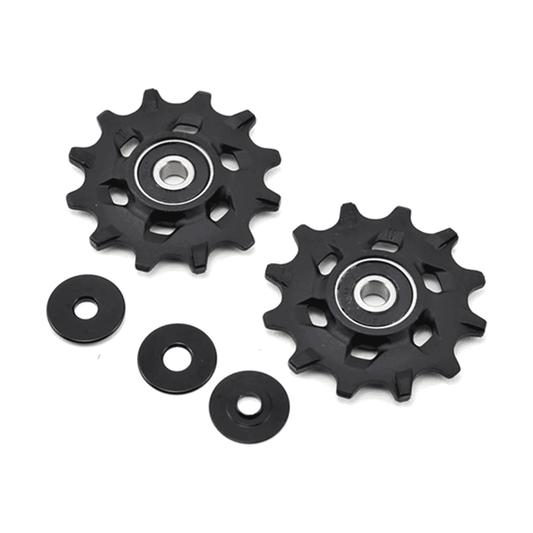 11-fach-Schaltröllchen für SRAM X01/X01DH/X1/GX/FORCE1/CX1/RIVAL1 X-SYNC Schaltwerk (2 Stück) — Teil vor weißem Hintergrund