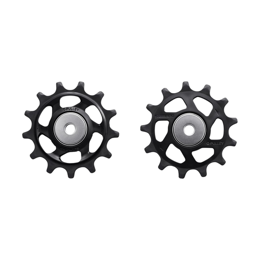 12-fach-Schaltröllchen für SHIMANO XTR RD-M9100/M9120 Schaltwerk — Teil vor weißem Hintergrund