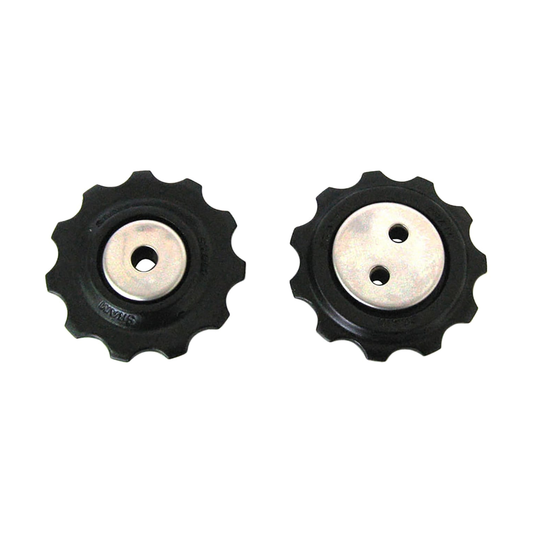 Schaltröllchen für SRAM 9-fach-Schaltwerk X7 2004–2009/X5 2008–2009 (2 Stück) — Teil vor weißem Hintergrund