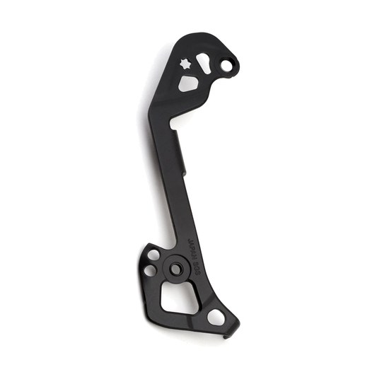 Langes inneres Schaltkäfigblech für SHIMANO XTR M9000 SGS 11-fach-Schaltwerk — Teil vor weißem Hintergrund