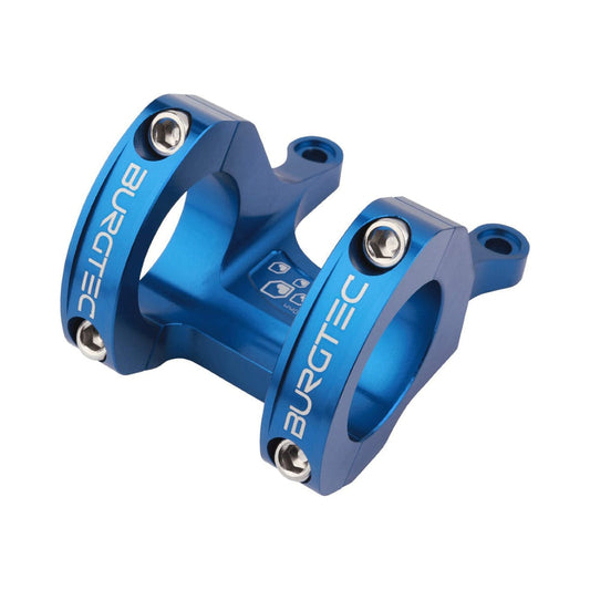 BURGTEC Direct-Mount-Vorbau MK3 Blau — Hauptansicht auf weißem Hintergrund