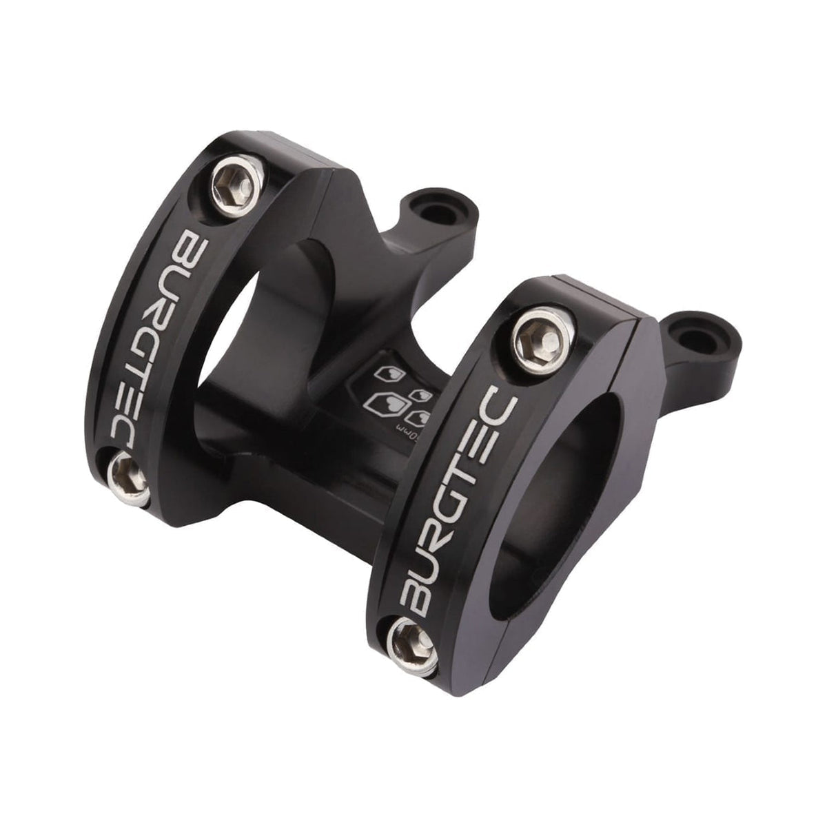 Vorbau BURGTEC Direct Mount MK3 Schwarz — Hauptansicht auf weißem Hintergrund