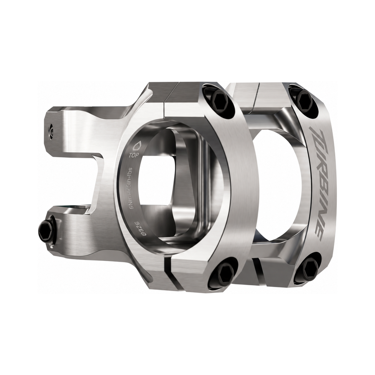 Vorbau RACE FACE TURBINE 35 Silber 2026 — Hauptansicht auf weißem Hintergrund