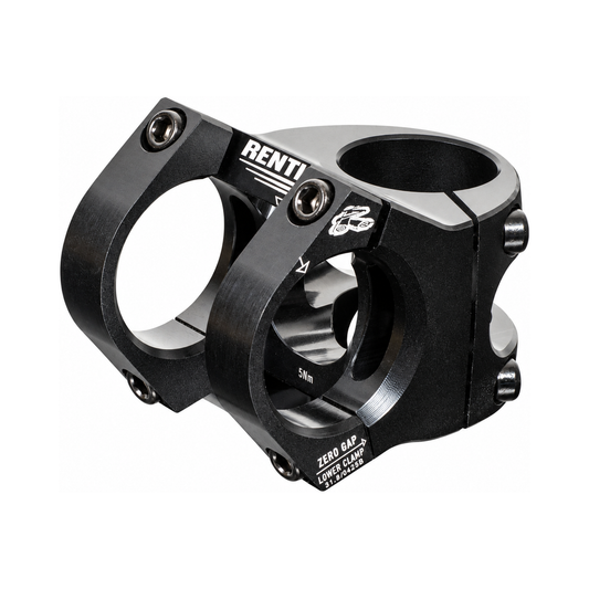 Vorbau RENTHAL APEX V2 Schwarz — Hauptansicht auf weißem Hintergrund