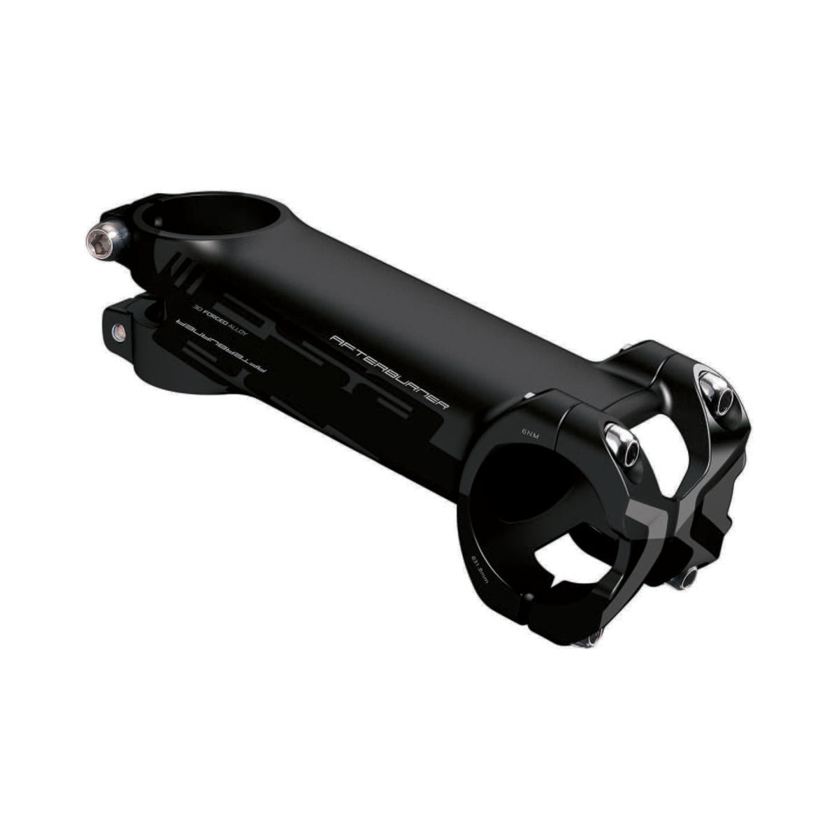 Vorbau FSA AFTERBURNER Aluminium -12° Schwarz — Hauptansicht auf weißem Hintergrund