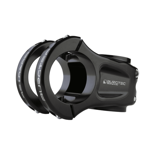 Vorbau BURGTEC ENDURO MK3 Schwarz — Hauptansicht auf weißem Hintergrund