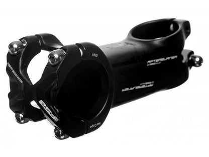 FSA AFTERBURNER Vorbau Aluminium -12° Schwarz — Dreiviertel-Vorderansicht