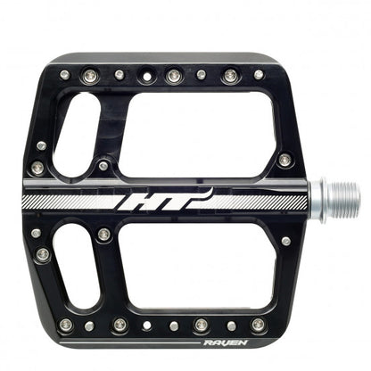 Plattformpedale HT COMPONENTS RAVEN ANS 12 Schwarz