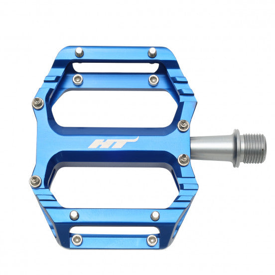 BMX-Flachpedale HT COMPONENTS AR09SX Marineblau