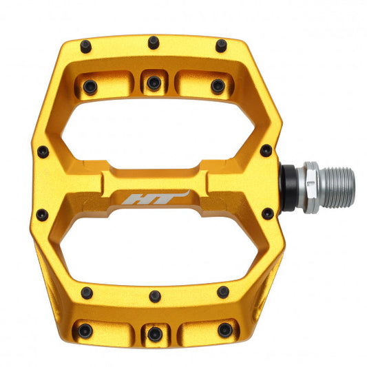 HT COMPONENTS Flache Pedale Spider AF03 Gold