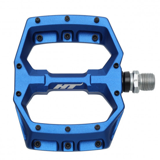 Pedale flach HT COMPONENTS SPIDER AF03 Blau