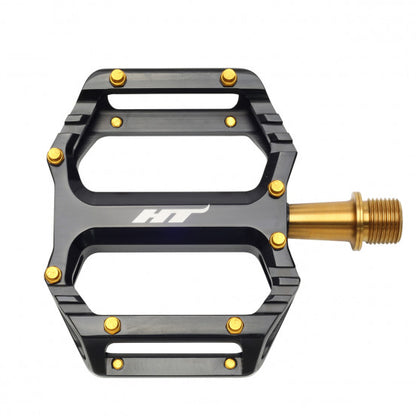 Plattformpedale HT COMPONENTS AR09T Titan Schwarz