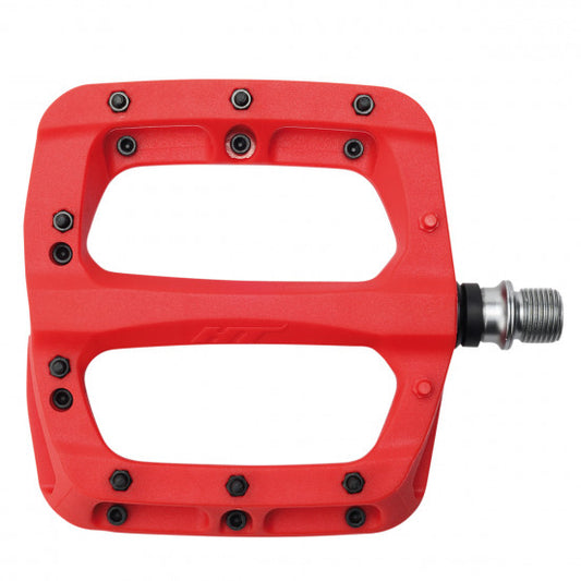 Pedale flach HT COMPONENTS NANO-P PA03A Rot