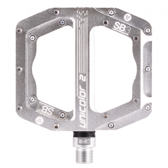 Pedale flach SB3 UNICOLOR 2 Silber