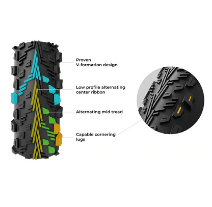 Reifen VITTORIA PEYOTE XC TRAIL 29x2.10 Graphene 4C Tubeless Ready Souple Noir