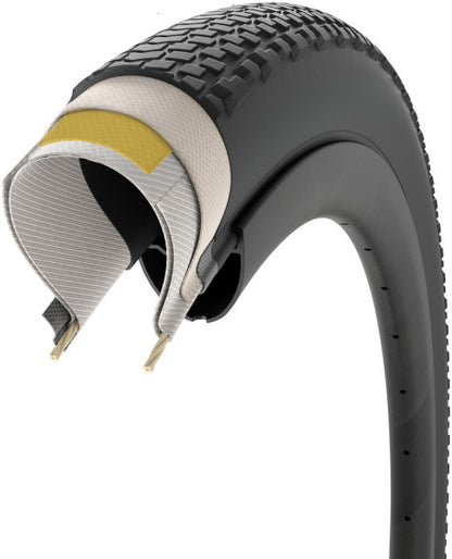 Reifen PIRELLI CINTURATO GRAVEL H High Performance Prowall 700c Tubeless Ready Schwarz