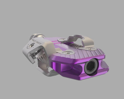 Pedale WOLF TOOTH CTRL TRAIL Clipless Violett