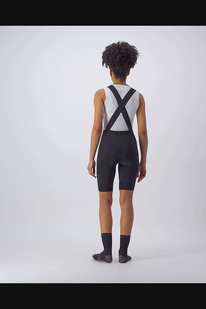 Damen-Trägershort CASTELLI UNLIMITED CARGO Damen Schwarz