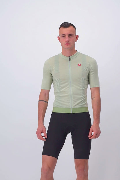 Trikot CASTELLI ESSENZA Kurzarm Grün
