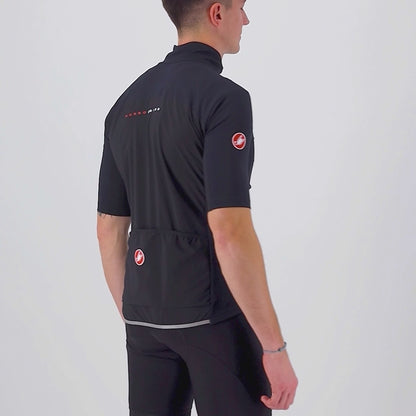 Trikot CASTELLI PERFETTO RoS 2 WIND Kurzarm Schwarz