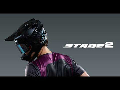 MTB-Helm TROY LEE DESIGNS STAGE 2 SPLIT Schwarz/Camo